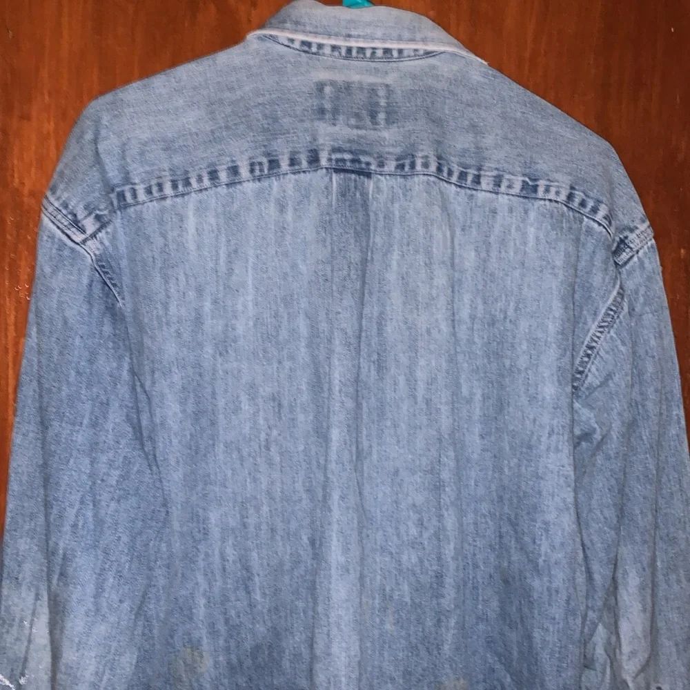 High Sierra Vintage Denim Long Sleeve Button up Shirt Size M - Picture 10 of 16